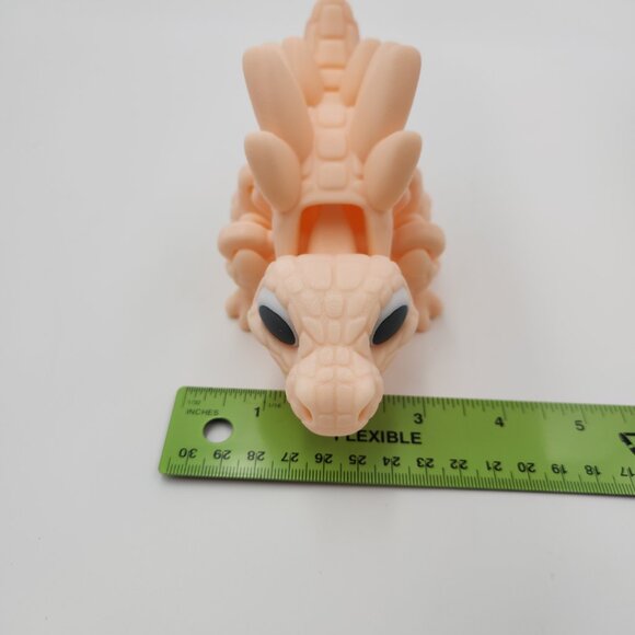3D Printed Articulated Dinosaur - Stegosaurus - Peach - PLA‎ Filament - Picture 9 of 12